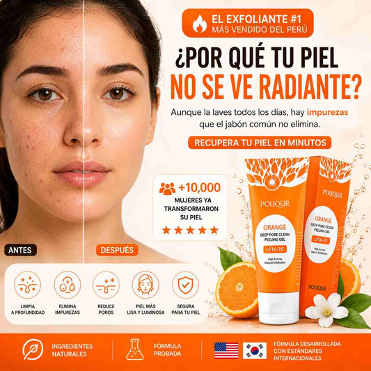 Gel exfoliante orange