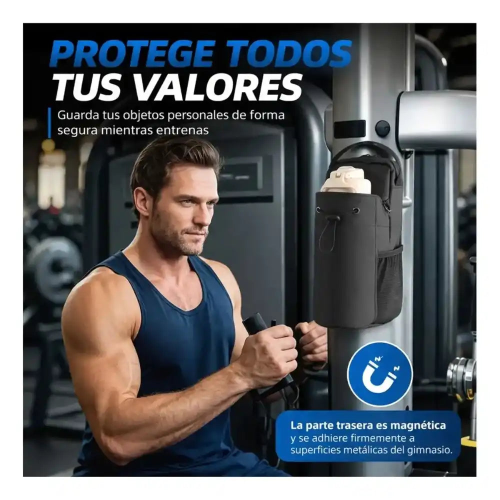 Bolso magnético para gimnasio unisex