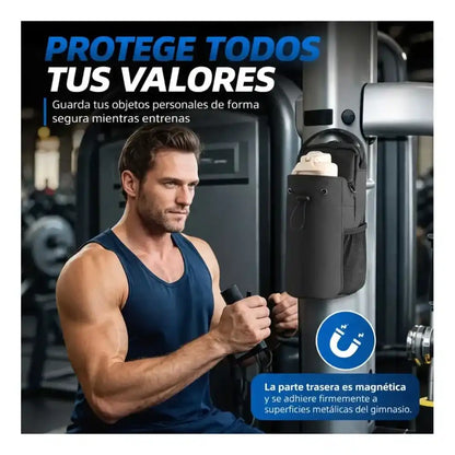 Bolso magnético para gimnasio unisex